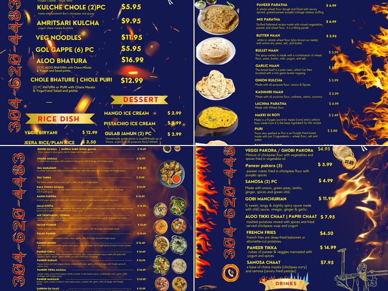 323 Dhaba Punjabi Veg Kitchen Menu