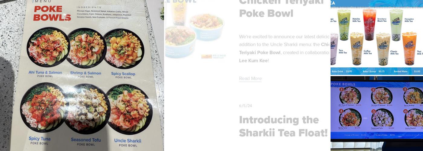 Uncle Sharkii Poke Bar Menu