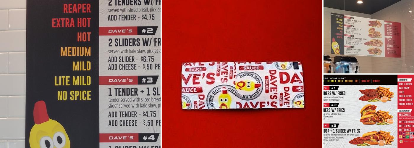 Dave's Hot Chicken Menu