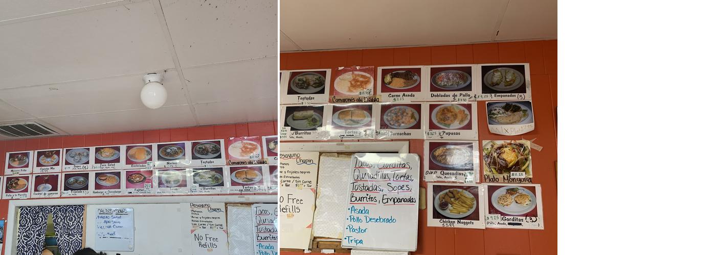 La Chikis Restaurant Menu