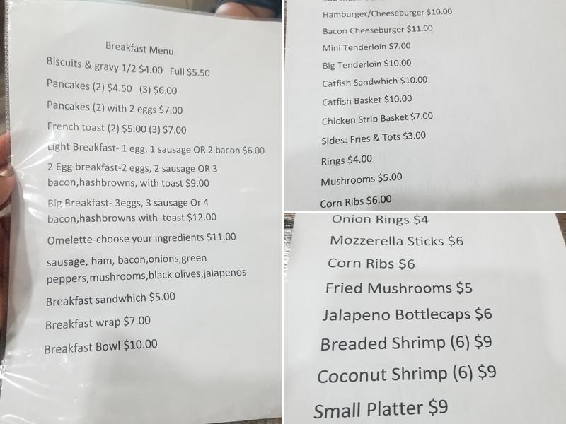 Mel's diner & quick stop Menu