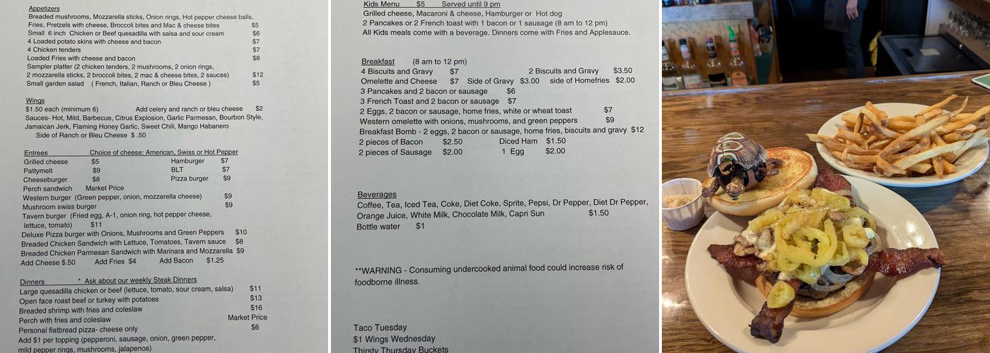 LaGrange Tavern Menu