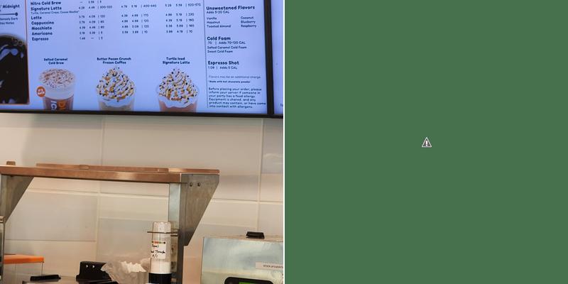 Dunkin' Menu