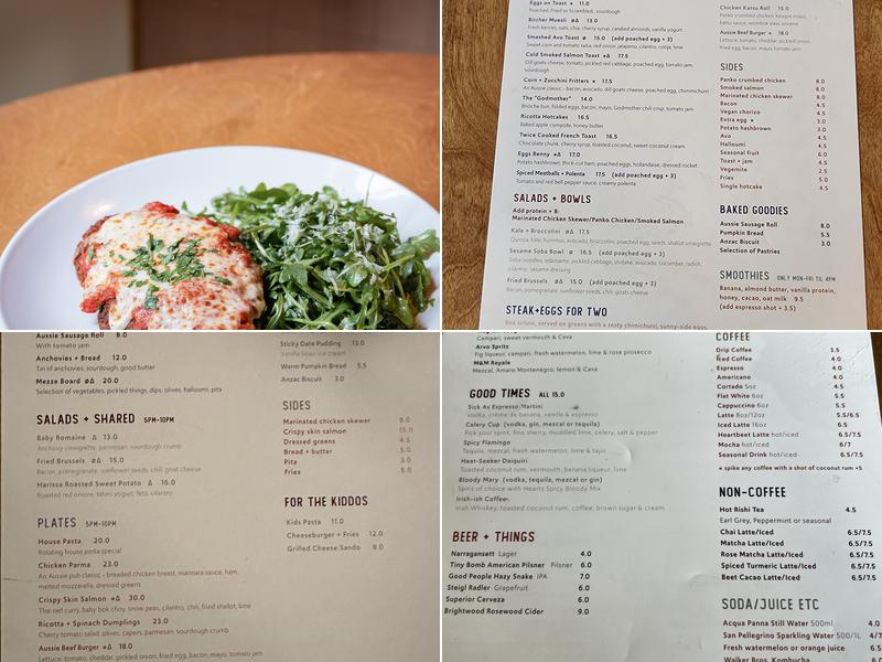 Hearts Menu