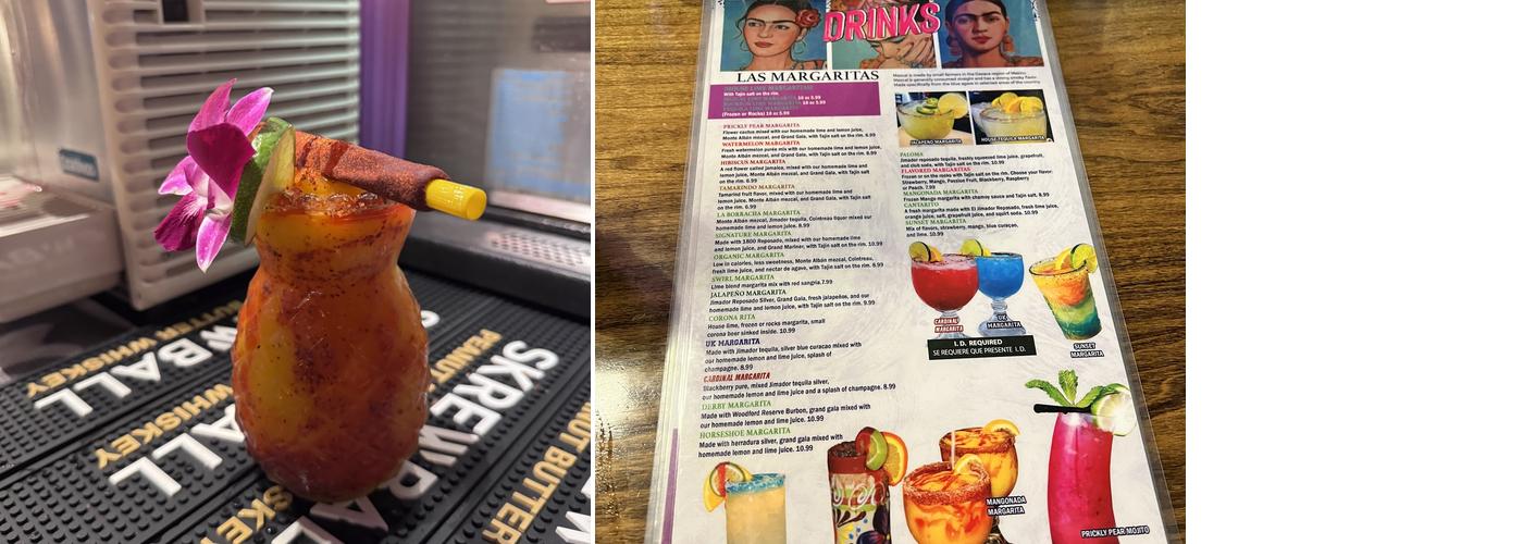 Las Margaritas of Danville Menu