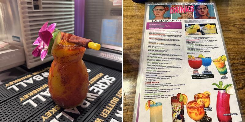 Las Margaritas of Danville Menu