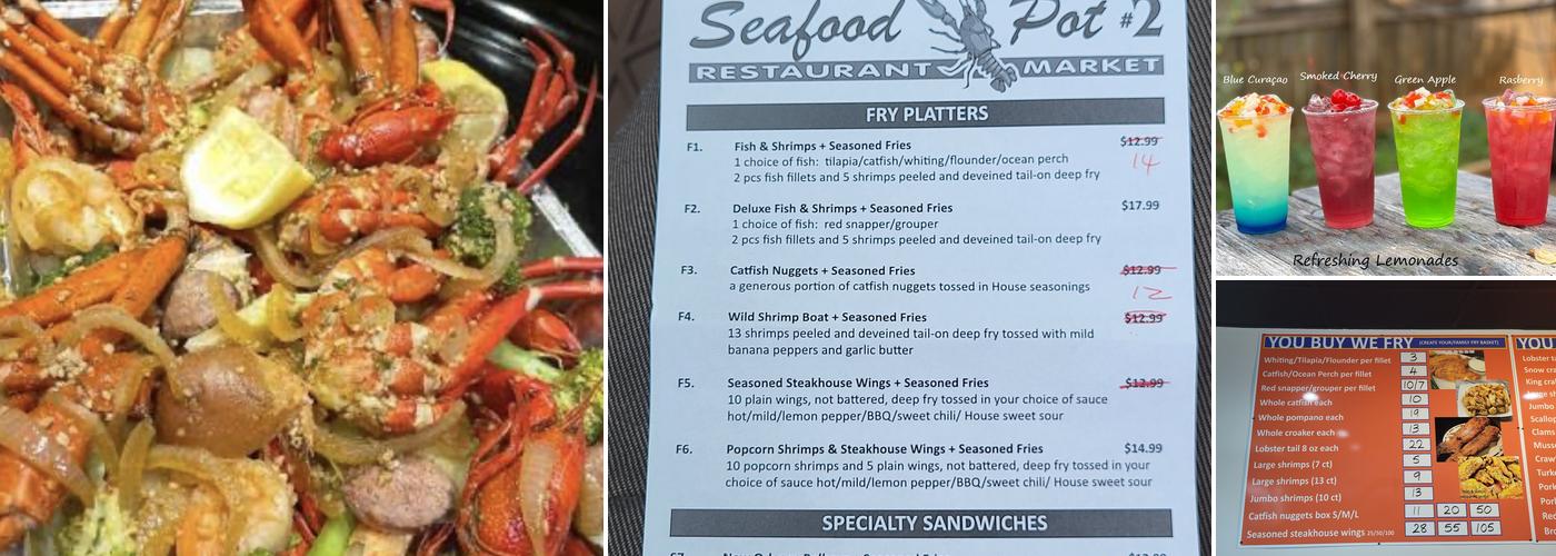 Seafood Pot 2 Menu