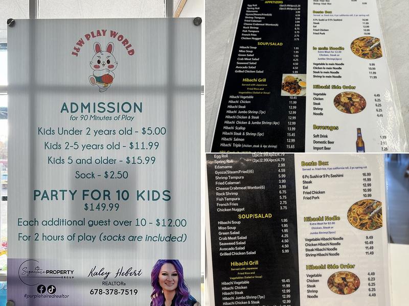 Bull's Hibachi & Sushi Menu