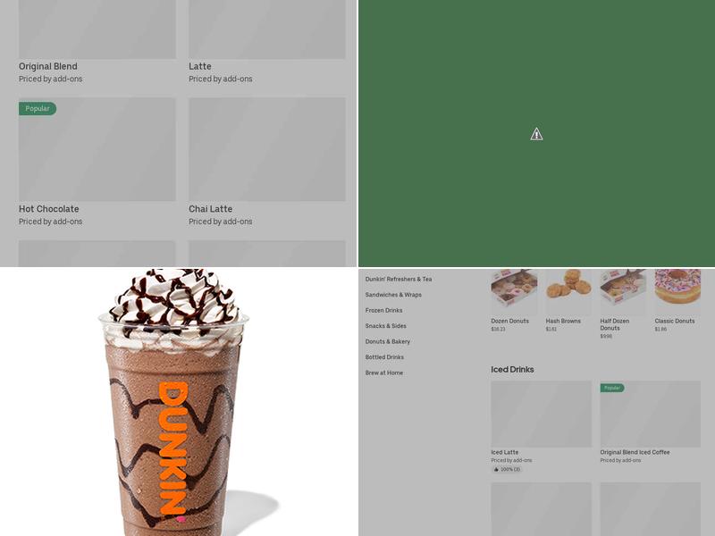 Dunkin' Menu