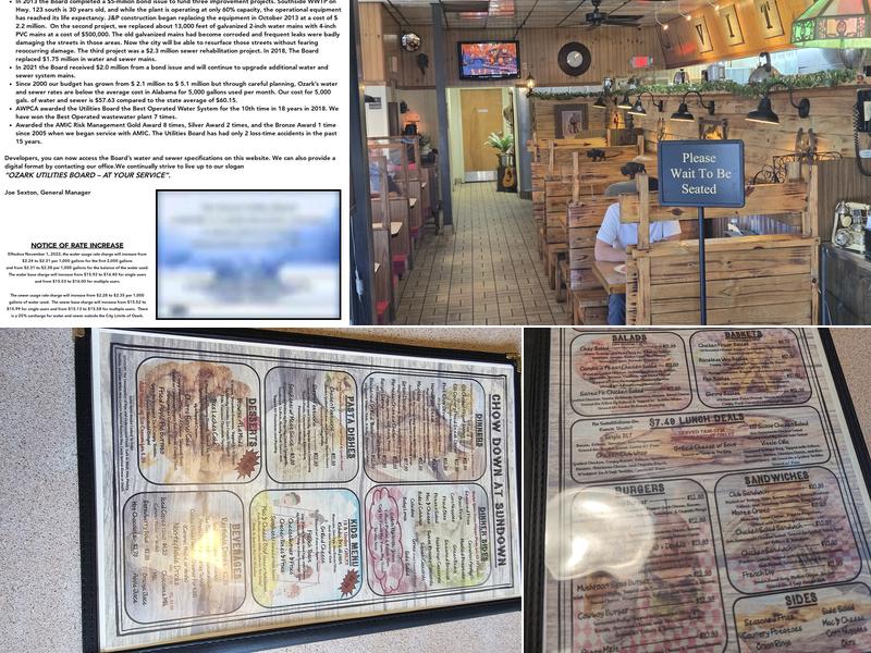 Vittles Cafe Menu