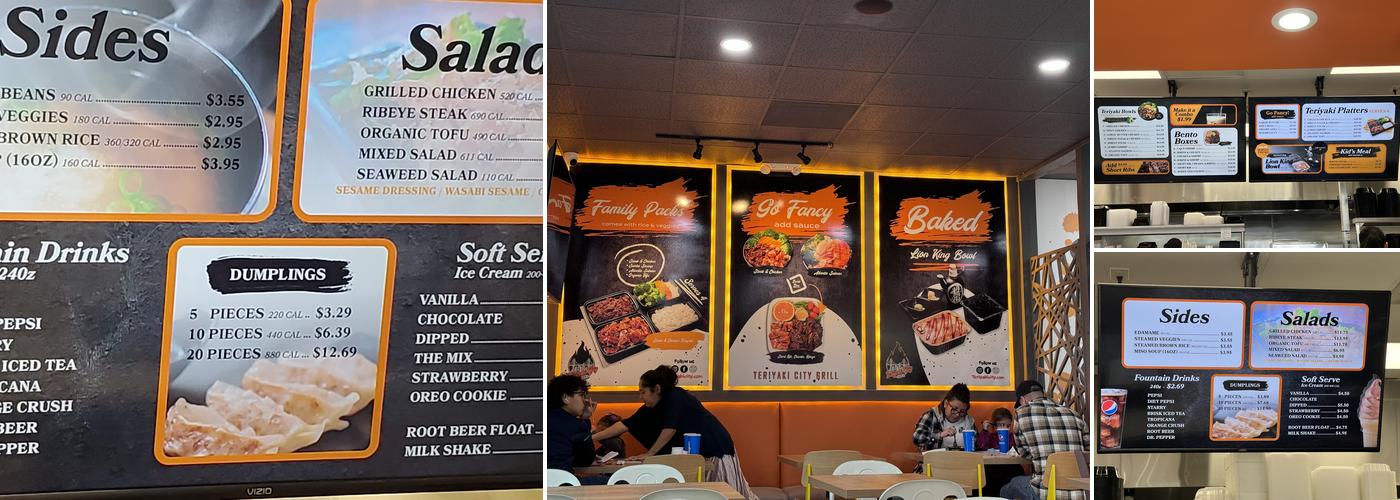 Teriyaki City Grill San Lorenzo Menu