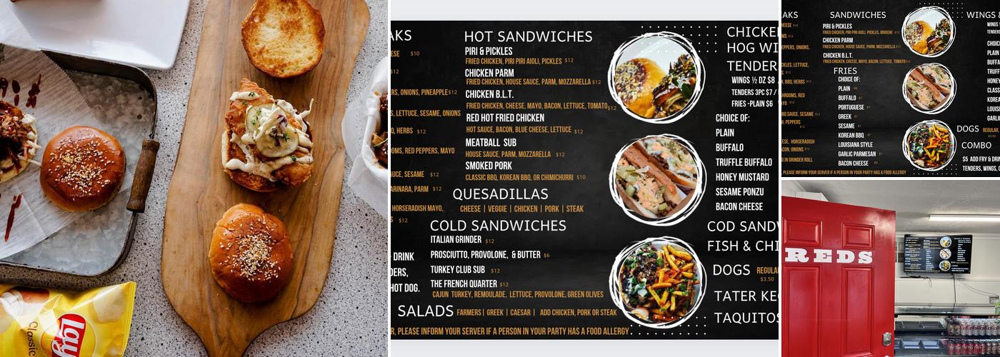 Reds Kitchen Menu