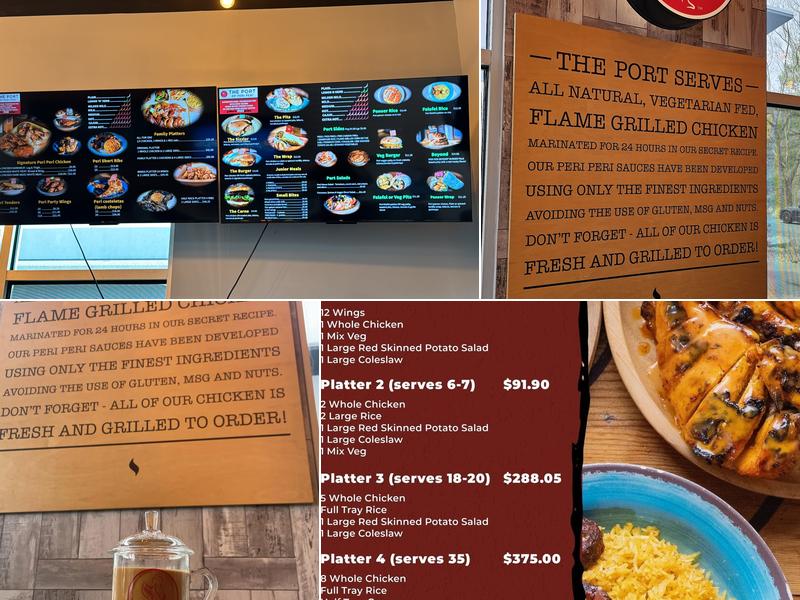 The Port of Peri Peri Menu