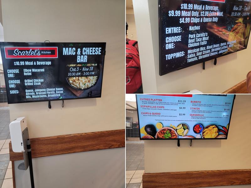 Scarlet's Kitchen Menu