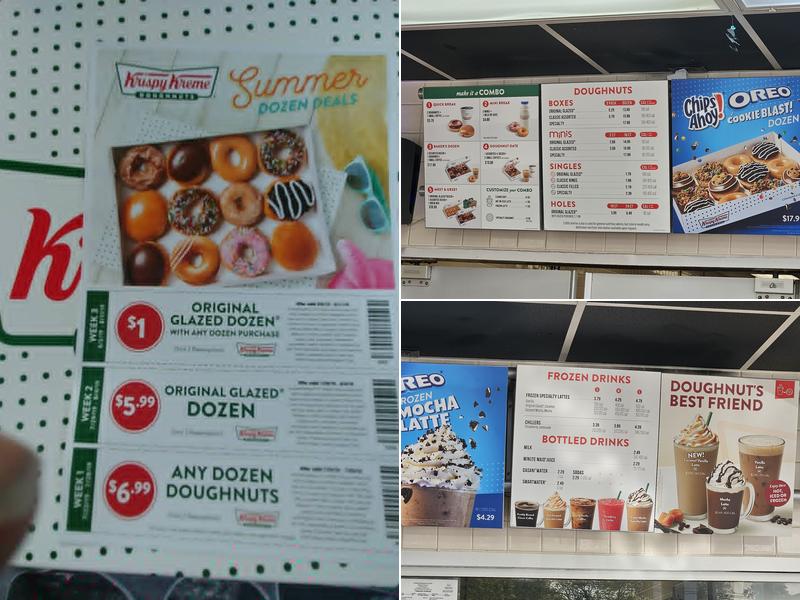 Krispy Kreme Menu