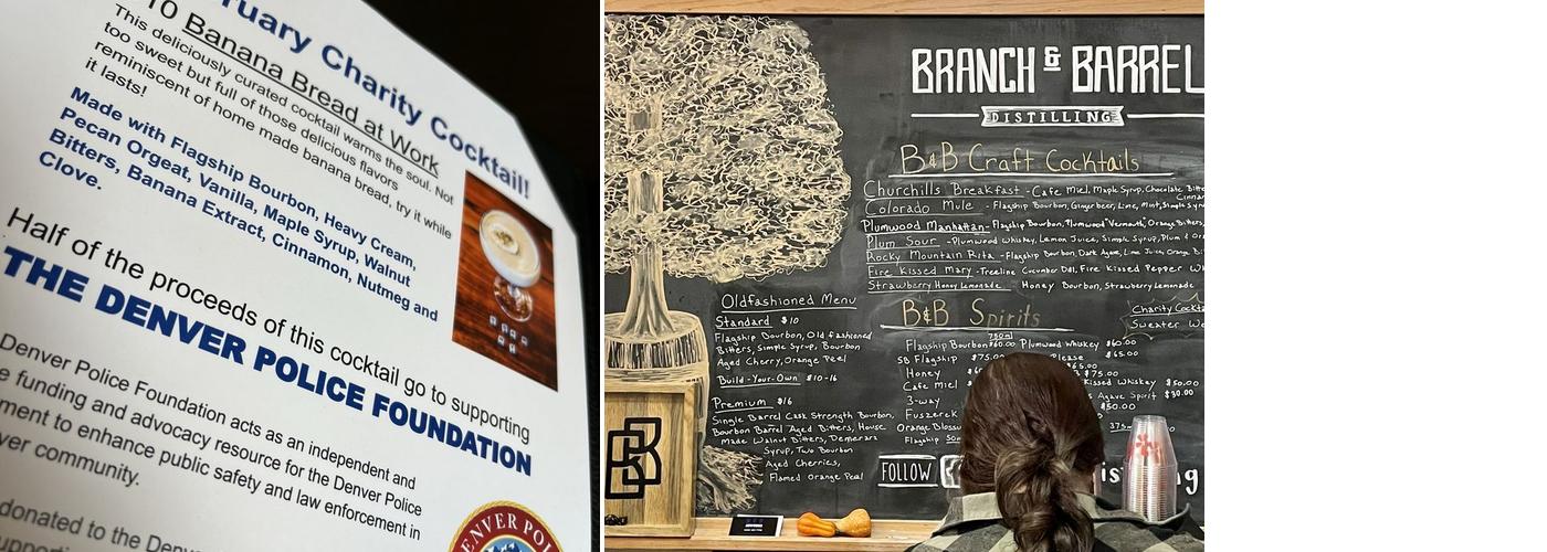 Branch & Barrel Distilling Menu