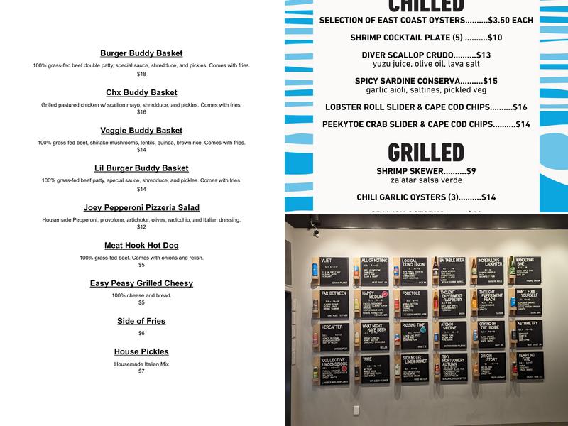 Threes Brewing Moynihan Station Menu