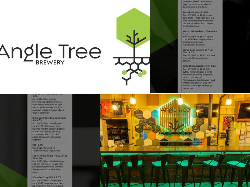 Angle Tree Brewery Menu