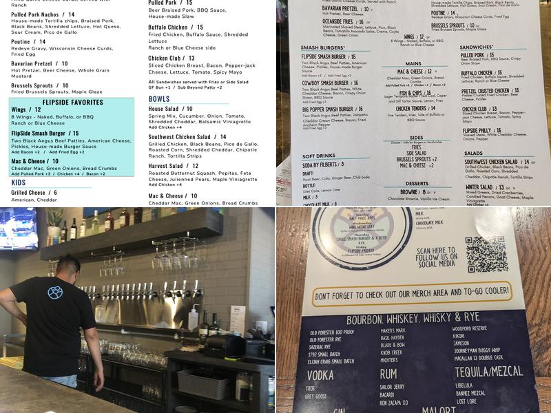 Flipside Brewing Menu