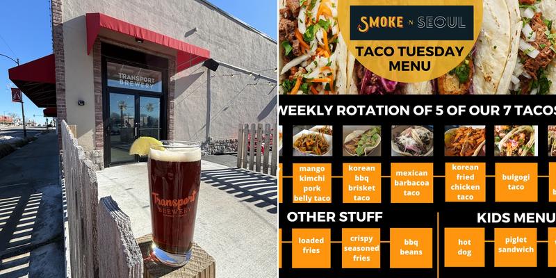 Transport Brewery Gardner Menu