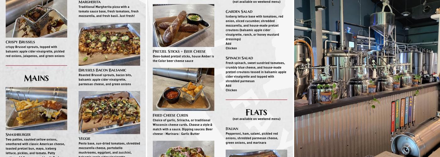 Adopted Dog Brewing Menu