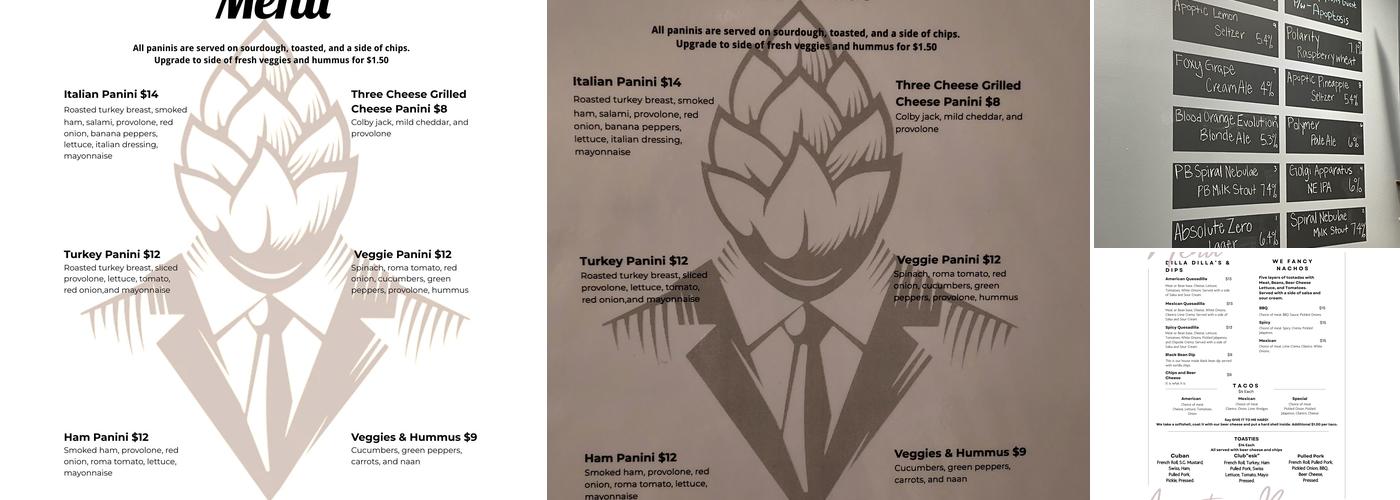 Apoptosis Brewing Company Menu