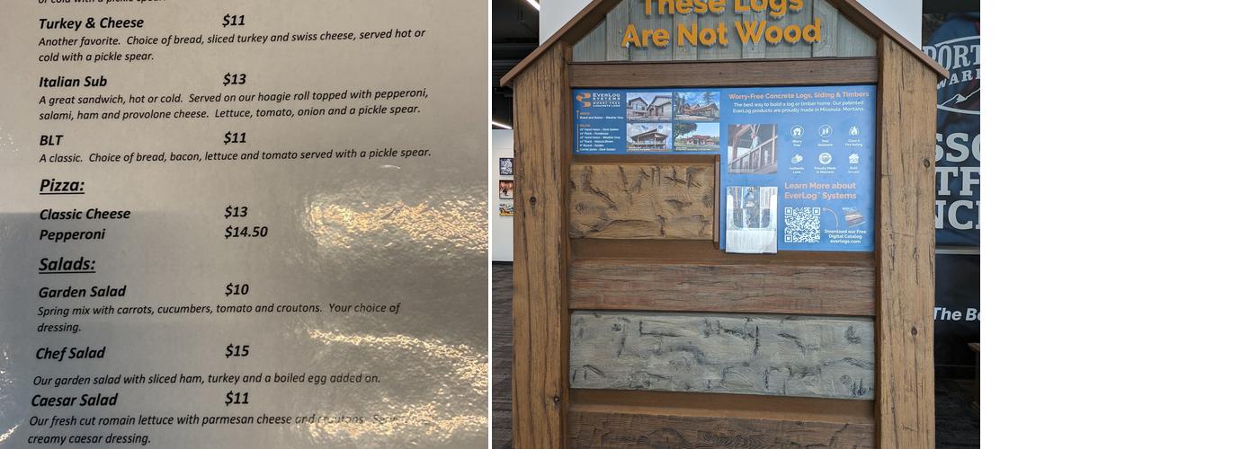 Kettlehouse Brewing Menu