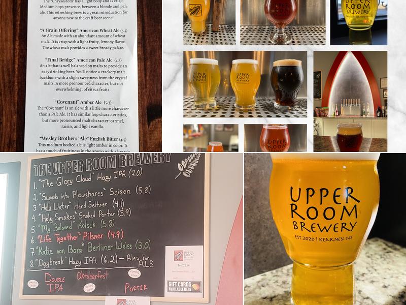 Upper Room Brewery Menu