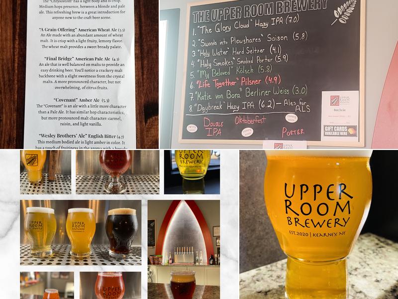 Upper Room Brewery Menu