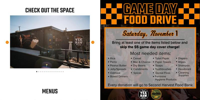 Yee-Haw Brewing (Knoxville) Menu