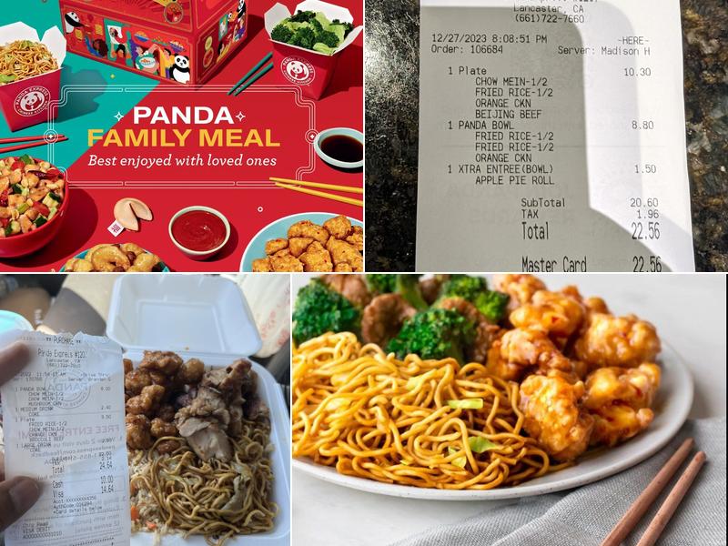 Panda Express Menu