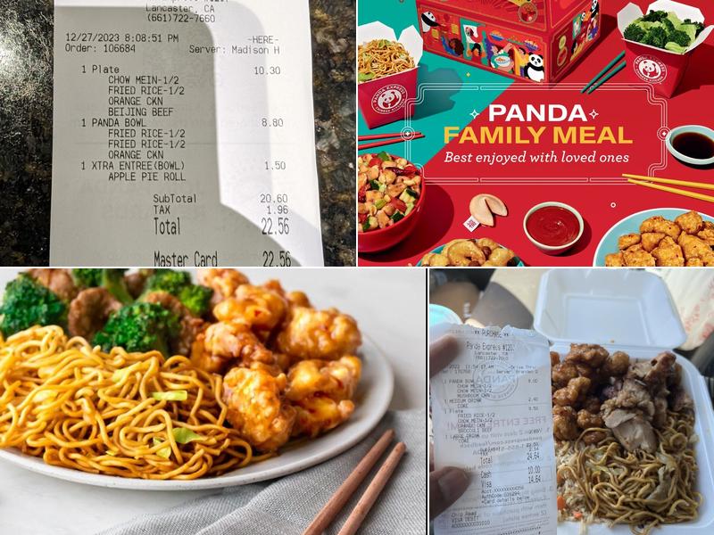 Panda Express Menu