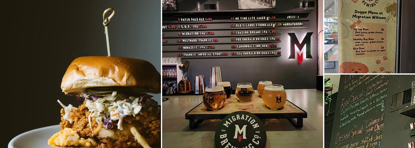 Migration Brewing x Pápa's Frita - Williams Menu