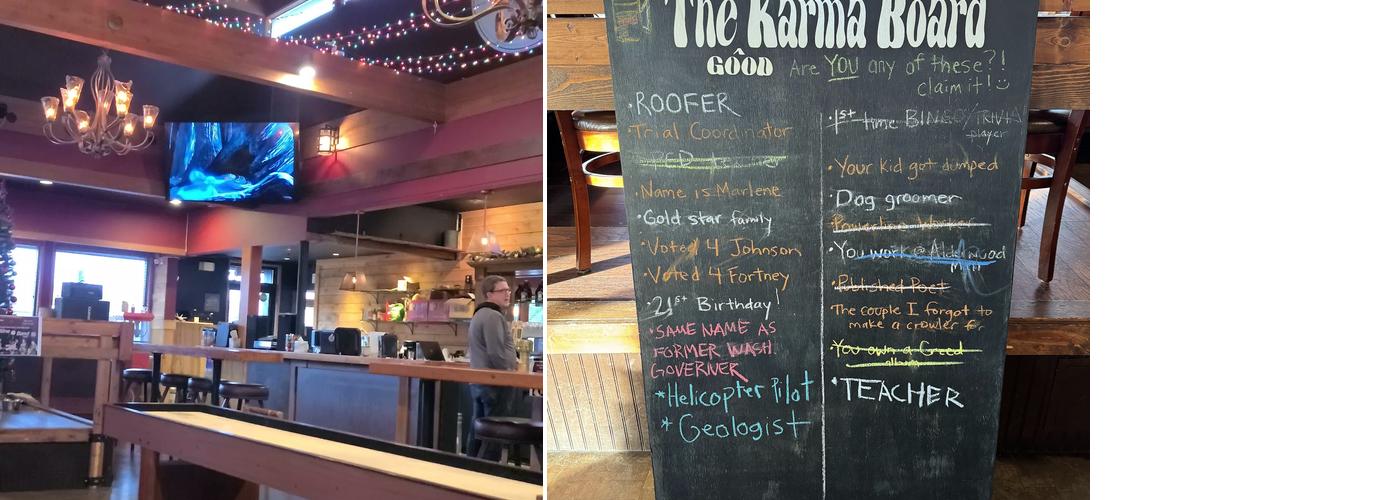 Peace of Mind Brewing Menu