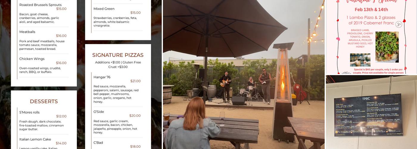 The Hangar 76 Menu