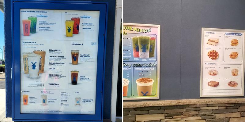 Dutch Bros Coffee Menu