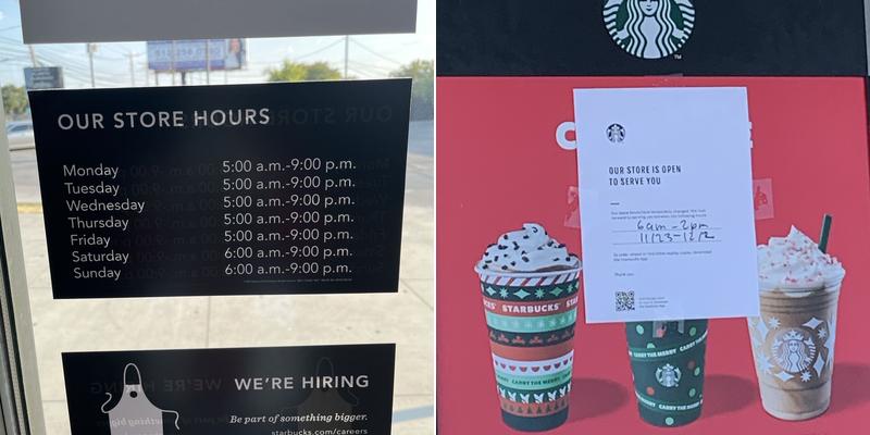 Starbucks Menu