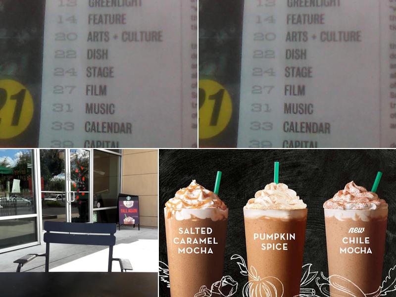Starbucks Menu