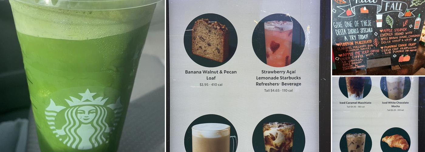 Starbucks Menu