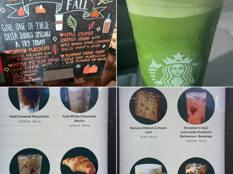 Starbucks Menu
