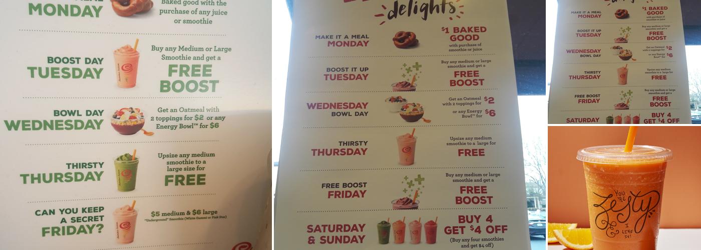 Jamba Menu
