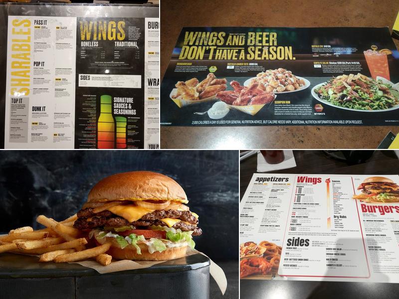 Buffalo Wild Wings Menu