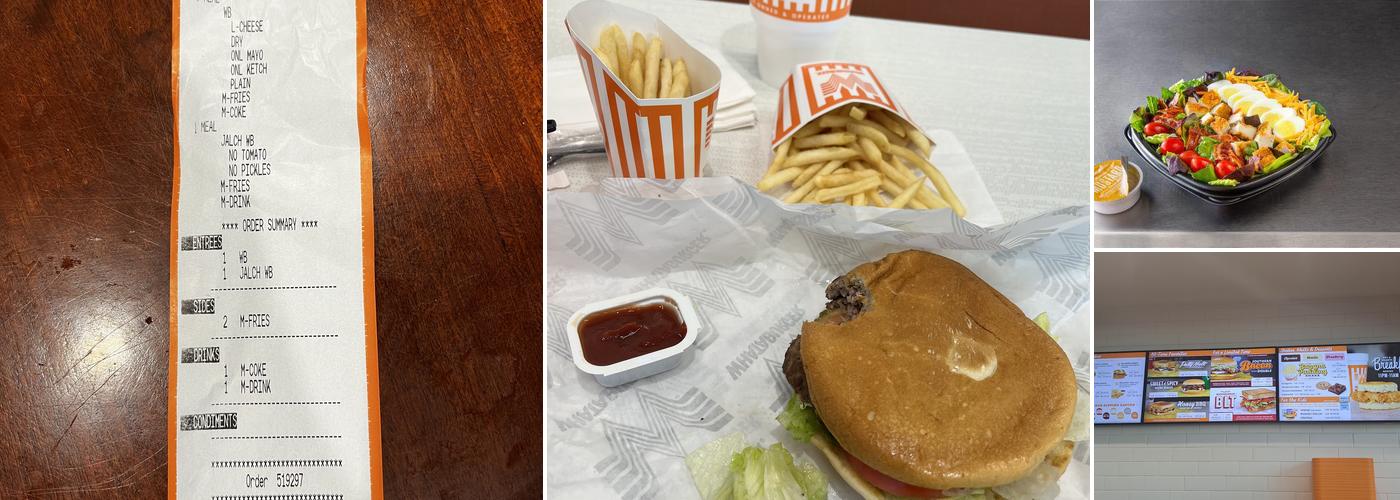 Whataburger Menu