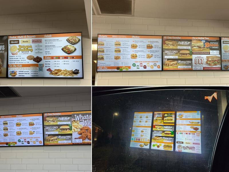 Whataburger Menu