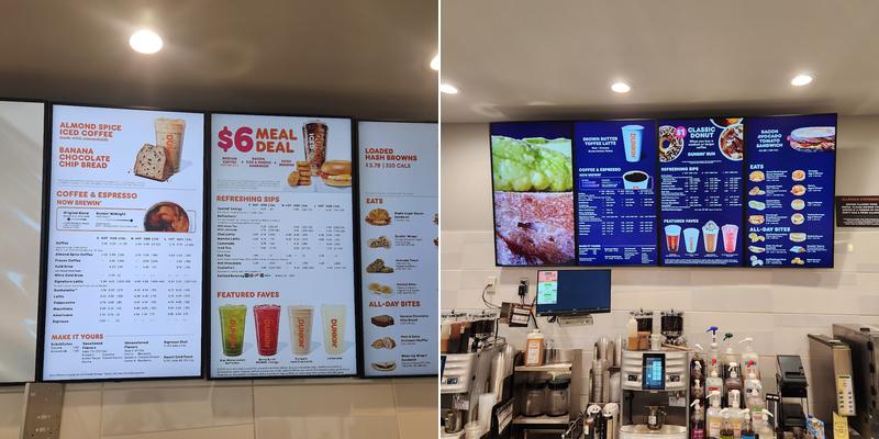 Dunkin' Menu