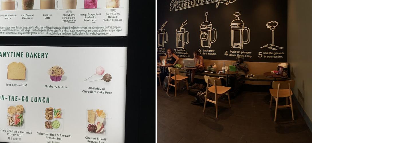 Starbucks Menu