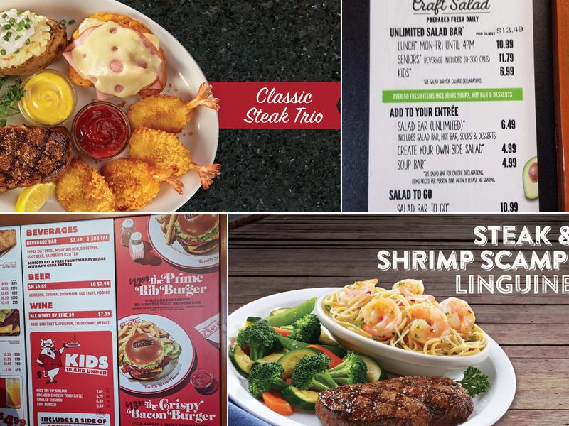 Sizzler Menu