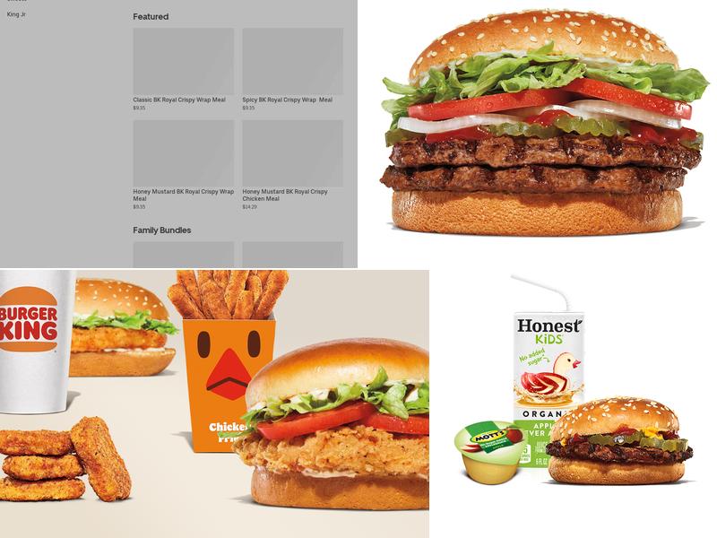 Burger King Menu