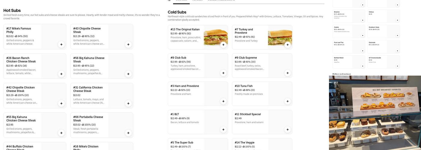 Starbucks Menu
