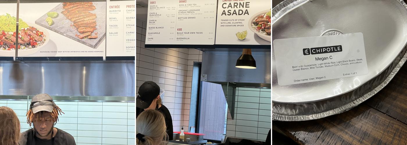 Chipotle Mexican Grill Menu